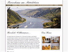 Tablet Screenshot of ferienhaus-rhein.de